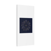 Gold Zodiac Wheel Canvas | Astrology Constellation Art, Cosmic Wall Print