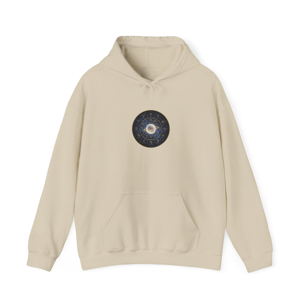 Celestial Constellation Wheel Hoodie | Zodiac Astrology, Galaxy Foil