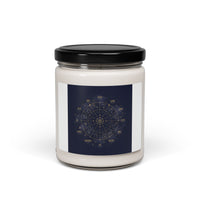 Zodiac Constellation Wheel Candle, Soy Jar Candle | Astrological Cosmic Decor