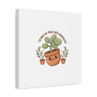 Plant-astic Pun Canvas | Stretched Matte Botanical Wall Art