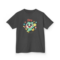 Gildan 5000B | The "Joy" Character Tee: Kids' Joyful Cartoon Character T-Shirt – Bright & Playful Design | Toddler & Youth "Joy" Graphic Tee – Cute Kawaii Style Mascot | Colorful "Joy" Stars & Bubbles...