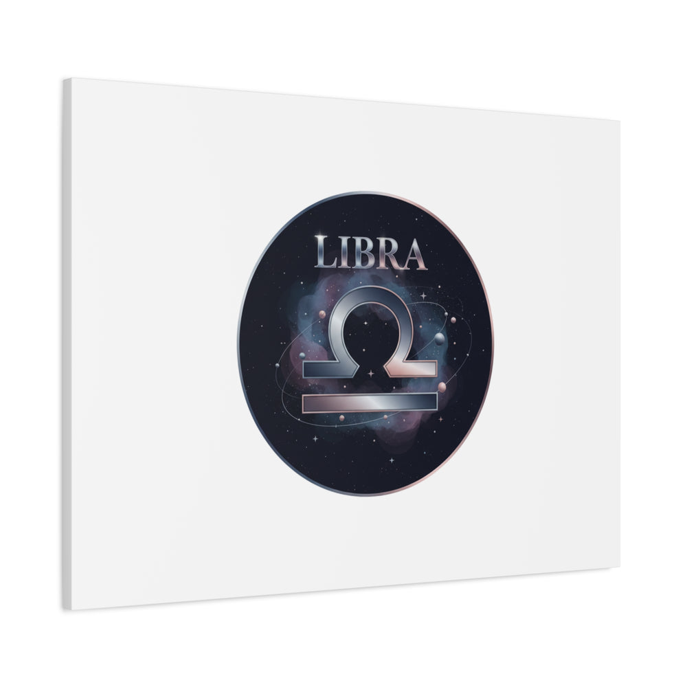 Libra Zodiac Canvas, Astrology Wall Art | Constellation Galaxy Print