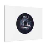 Libra Zodiac Canvas, Astrology Wall Art | Constellation Galaxy Print