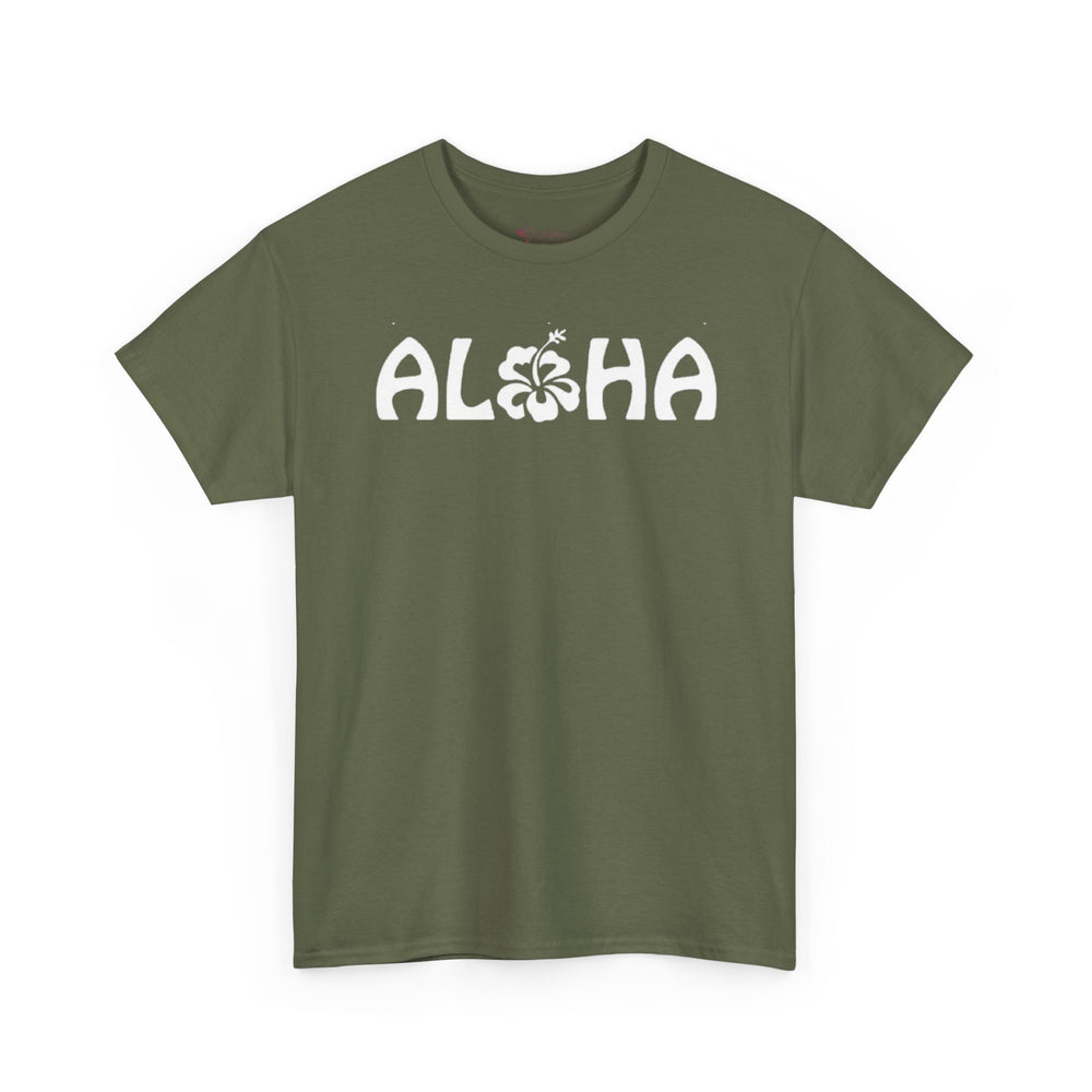Gildan5000 | Unisex Aloha Floral Tee — Island State of Mind // Retro Aloha Unisex Tee