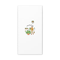 I Wet My Plants Canvas | Plant Parent Humor, Botanical Pun Wall Art