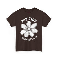 Gildan 5000 | Inspirational Daisy Unisex T-Shirt - Positive Mind, Vibes, Life