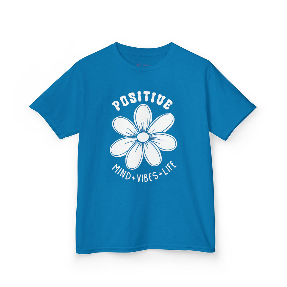 Gildan 5000B | Kids' Positive Vibes Daisy Tee – Mind, Vibes & Life Graphic T-Shirt