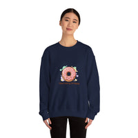 Donut Worry Be Happy Sweatshirt | Food Pun, Cozy Snack Humor