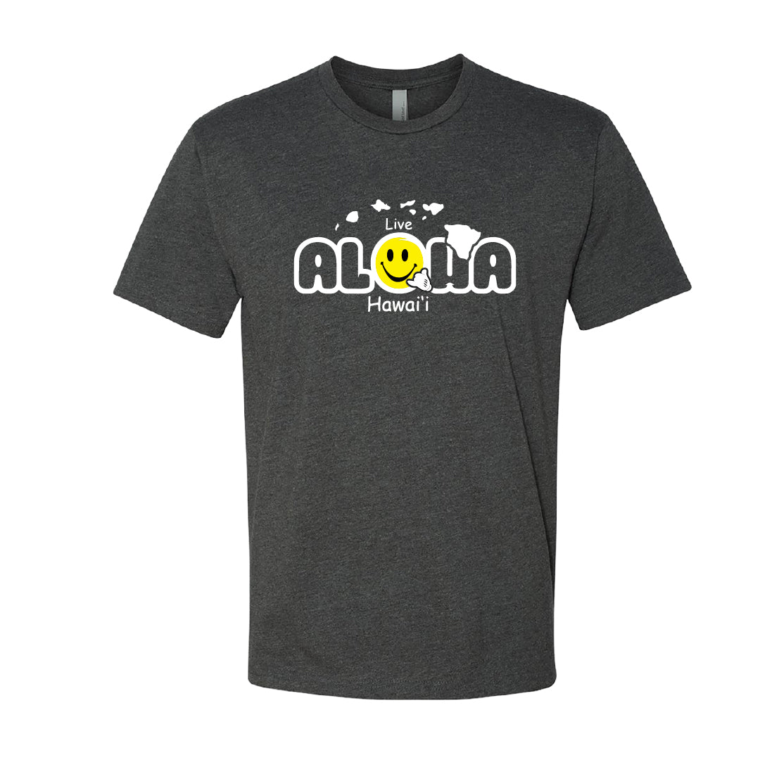 Men's Live Aloha Hawai’i Graphic T-Shirt – Island Vibes Casual Wear