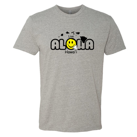 Men's Live Aloha Hawai’i Graphic T-Shirt – Island Vibes Casual Wear