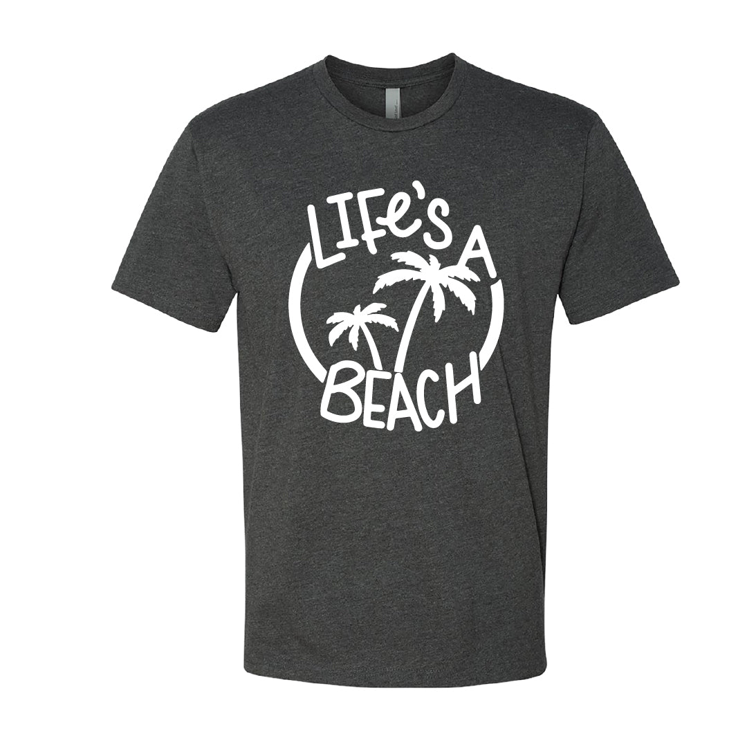 RELAXED "Life's a Beach" Men's T-Shirt – Soft & Cool Summer Tee