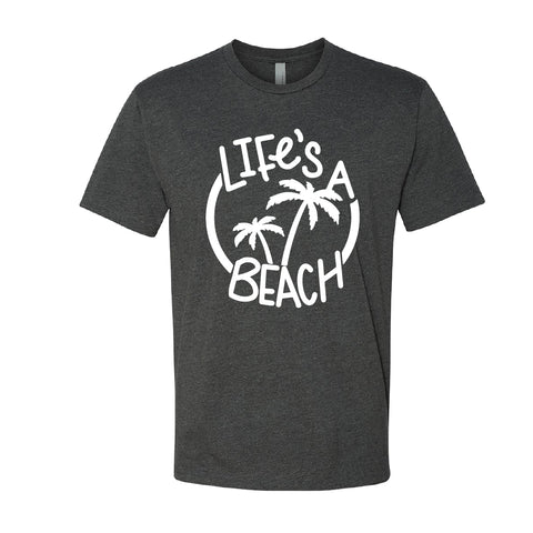 RELAXED "Life's a Beach" Men's T-Shirt – Soft & Cool Summer Tee