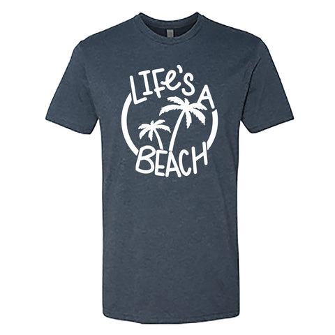 RELAXED "Life's a Beach" Men's T-Shirt – Soft & Cool Summer Tee
