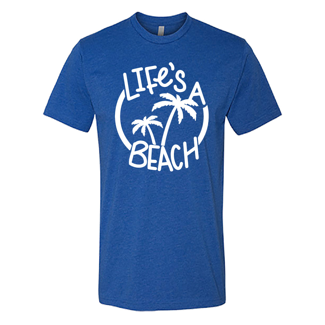 RELAXED "Life's a Beach" Men's T-Shirt – Soft & Cool Summer Tee