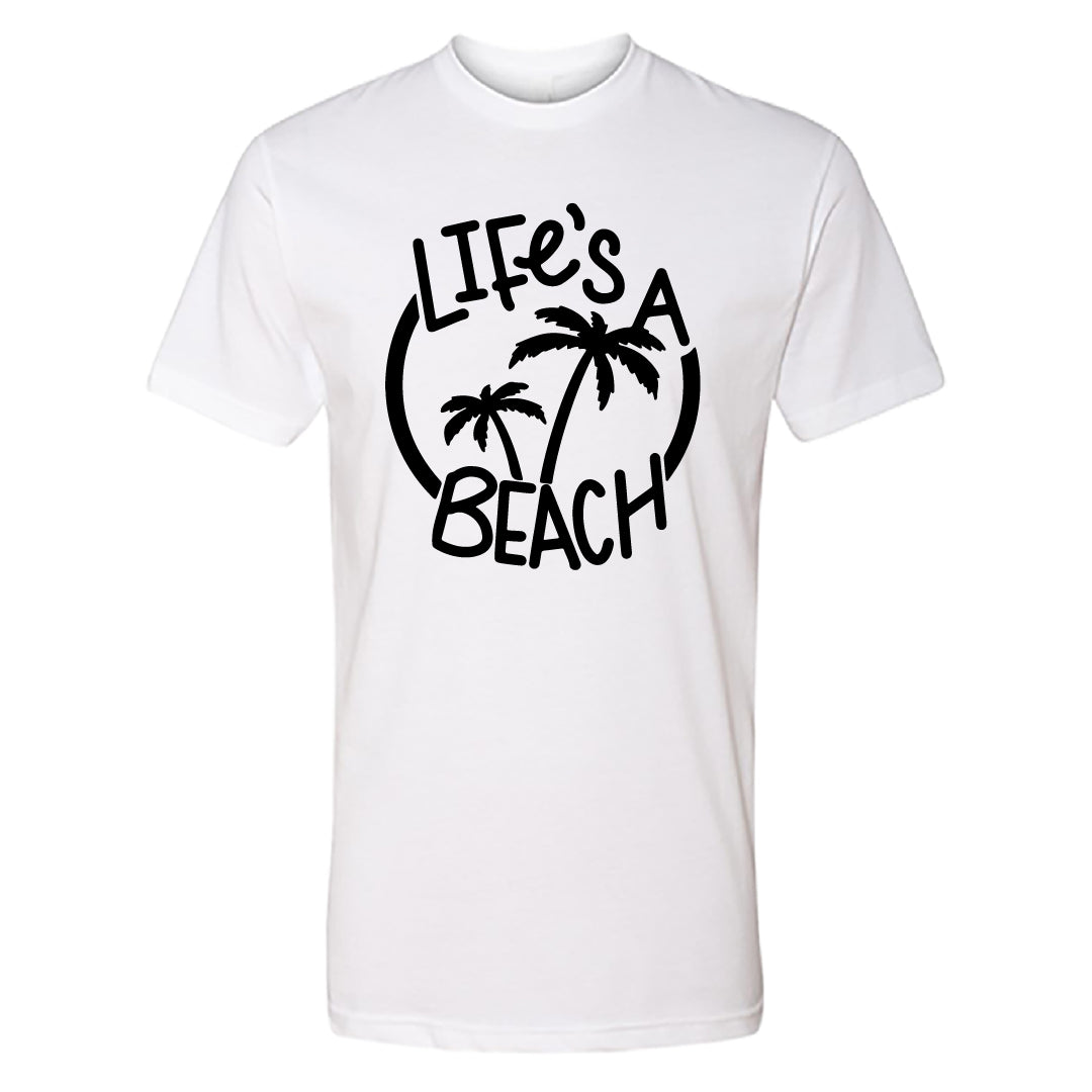 RELAXED "Life's a Beach" Men's T-Shirt – Soft & Cool Summer Tee