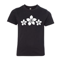 CHARMING Plumeria Flower Youth T-Shirt – Soft & Sweet Kids’ Tropical Tee