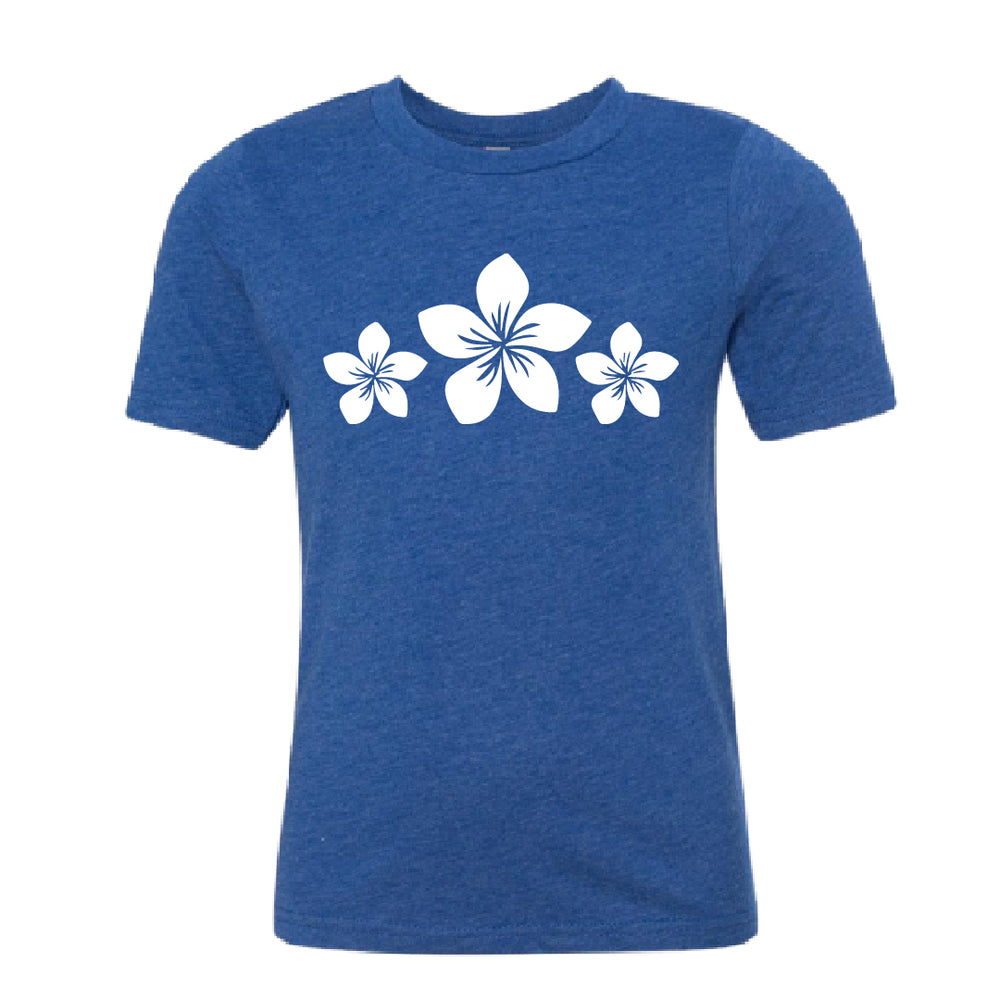 CHARMING Plumeria Flower Youth T-Shirt – Soft & Sweet Kids’ Tropical Tee