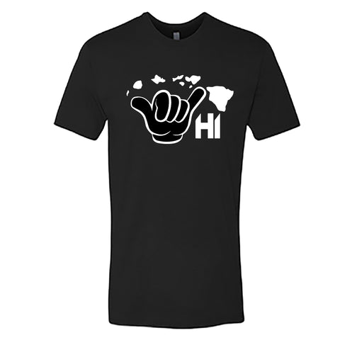 Aloha Shaka Men’s T-Shirt – Hawaii HI Hand Sign Graphic Tee