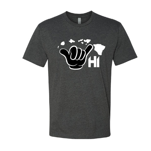 Aloha Shaka Men’s T-Shirt – Hawaii HI Hand Sign Graphic Tee