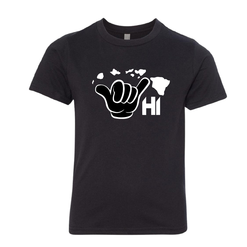 Youth “Shaka HI” Hawaii Graphic T-Shirt – Island Vibes Short Sleeve Tee