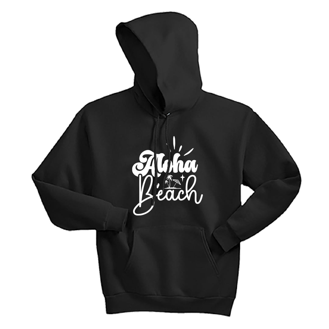 Aloha Beach Unisex Hoodie – Cozy Pullover with Hawaiian Vibes
