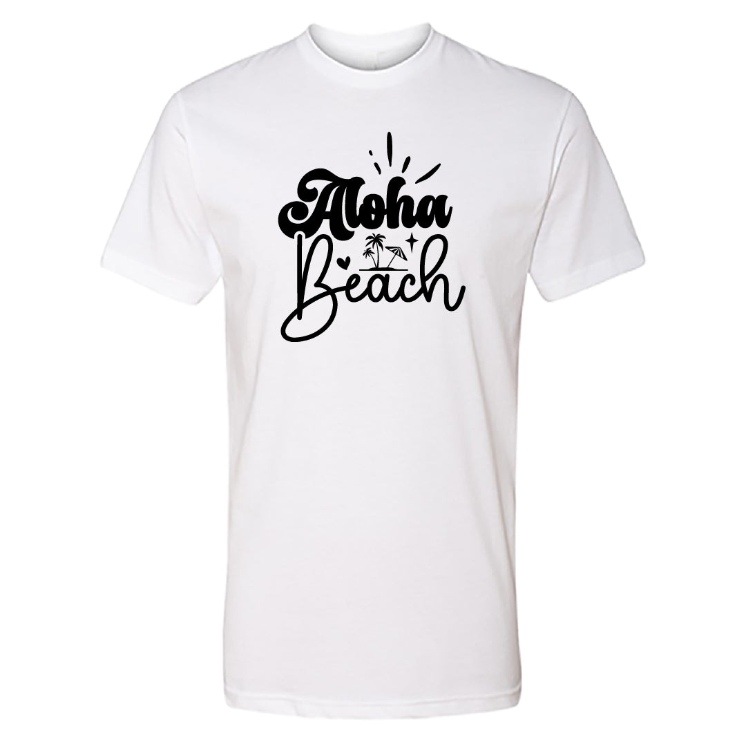 Men’s "Aloha Beach" Graphic T-Shirt – Soft Cotton Blend, Casual Island Style