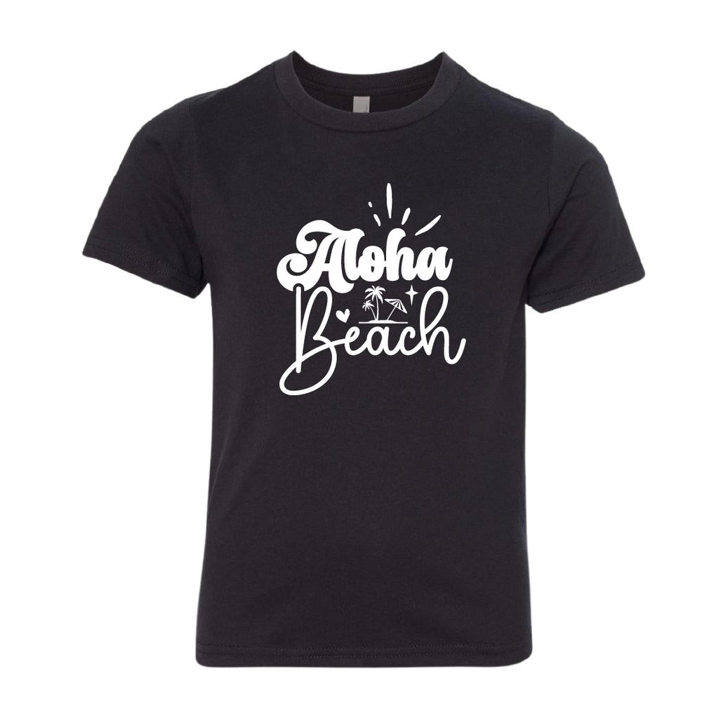 Youth Aloha Beach Graphic T-Shirt – Tropical Hawaii-Inspired Tee
