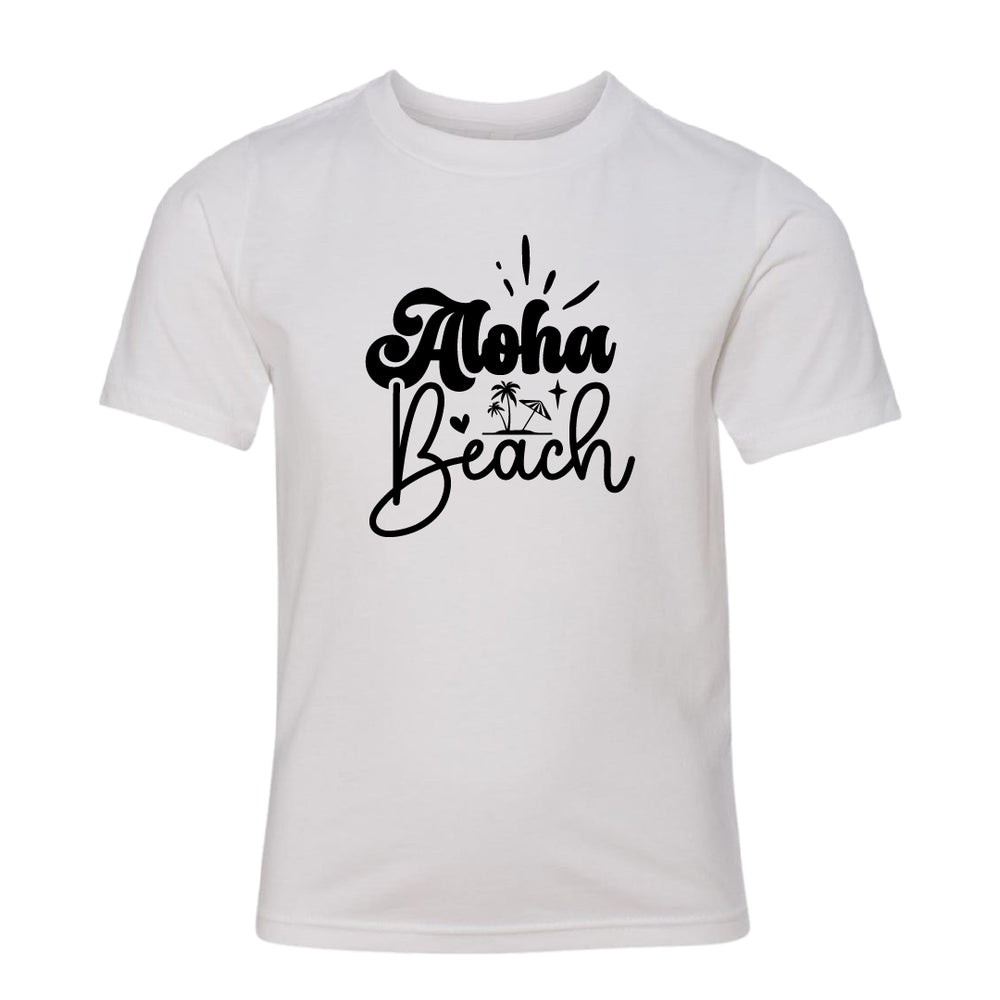 Youth Aloha Beach Graphic T-Shirt – Tropical Hawaii-Inspired Tee