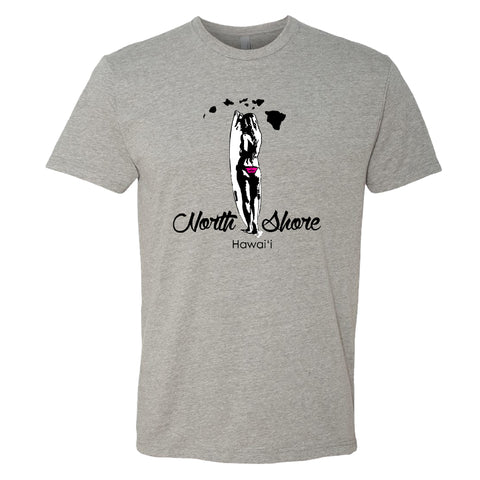 North Shore Hawaii Men’s Graphic T-Shirt – Surf-Inspired Island Style