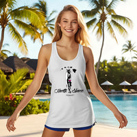 North Shore Hawai'i Women's Racerback Tank Top – Surf Girl Silhouette Design