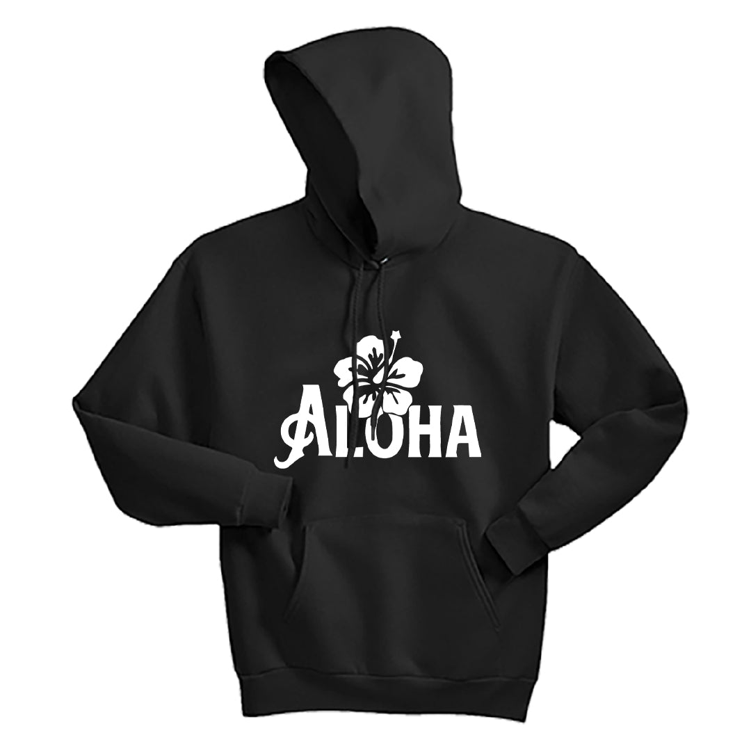 PREMIUM Aloha Hibiscus Unisex Hoodie – Cozy Hawaiian Vibe Sweatshirt