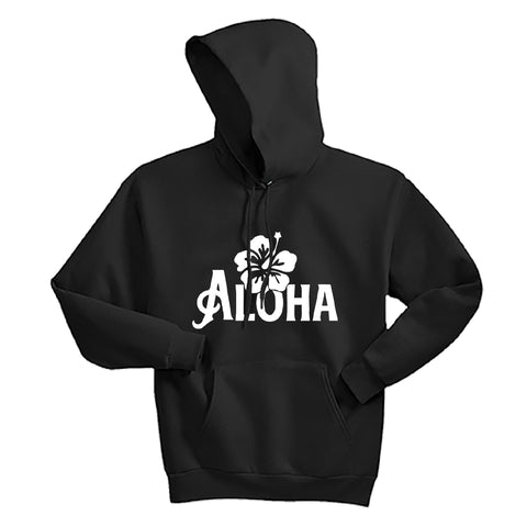 PREMIUM Aloha Hibiscus Unisex Hoodie – Cozy Hawaiian Vibe Sweatshirt