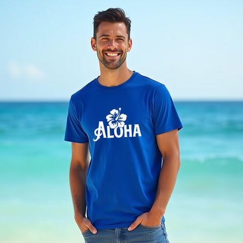 VIBRANT Aloha Hibiscus Unisex T-Shirt – Soft & Stylish Hawaiian Tee