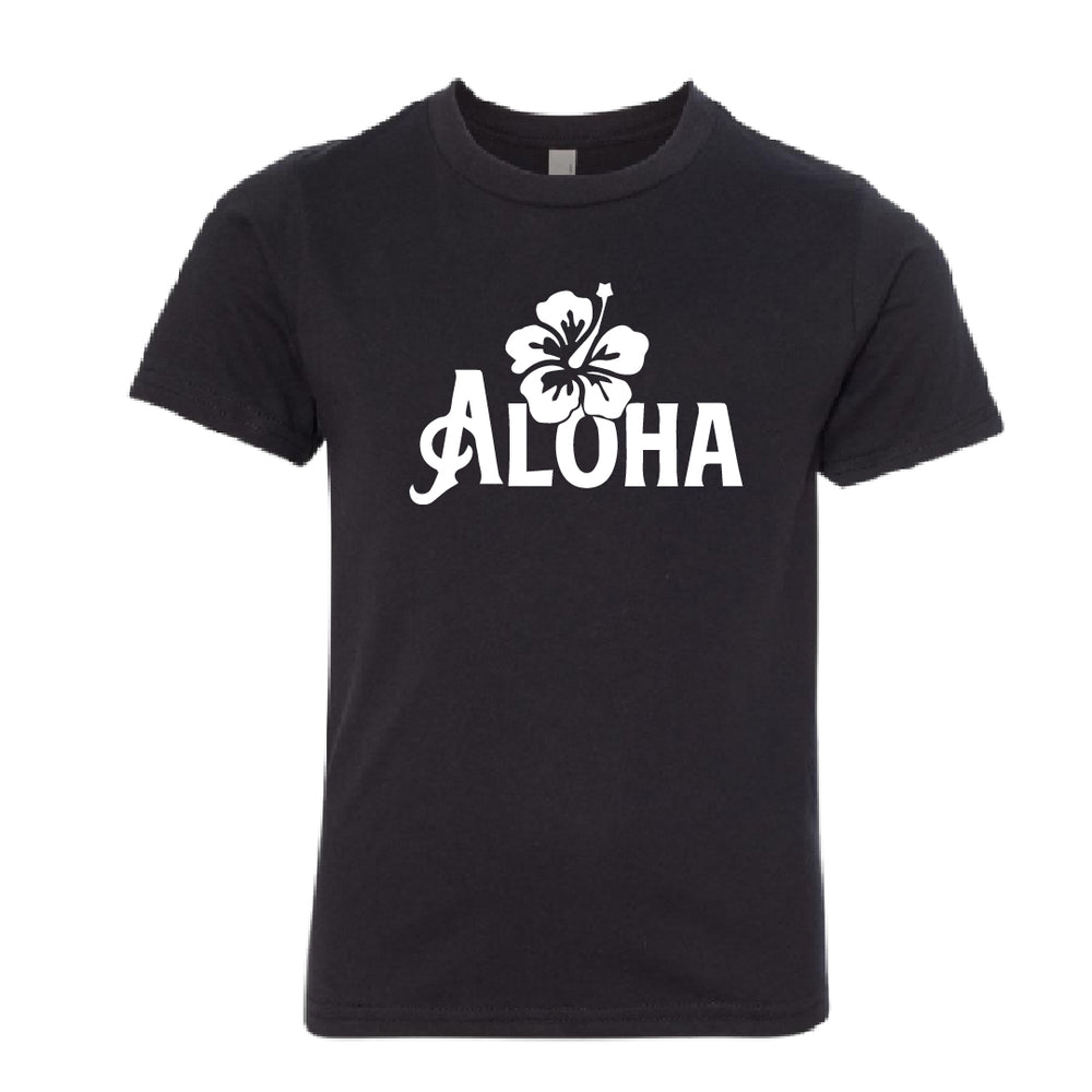 PLAYFUL Aloha Hibiscus Youth T-Shirt – Soft & Fun Kids’ Hawaiian Tee