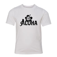 PLAYFUL Aloha Hibiscus Youth T-Shirt – Soft & Fun Kids’ Hawaiian Tee