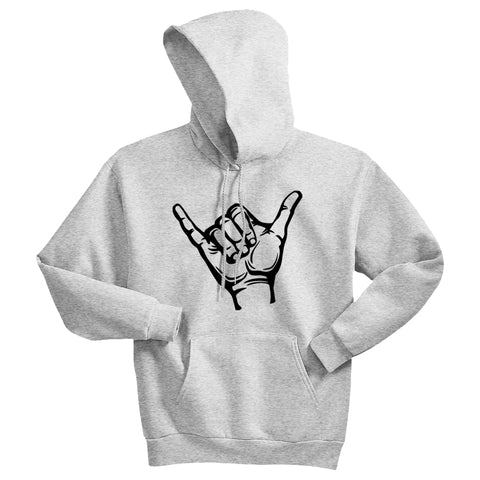 POSITIVE Vibe Shaka Hand Unisex Hoodie – Cozy 'Hang Loose' Sweatshirt
