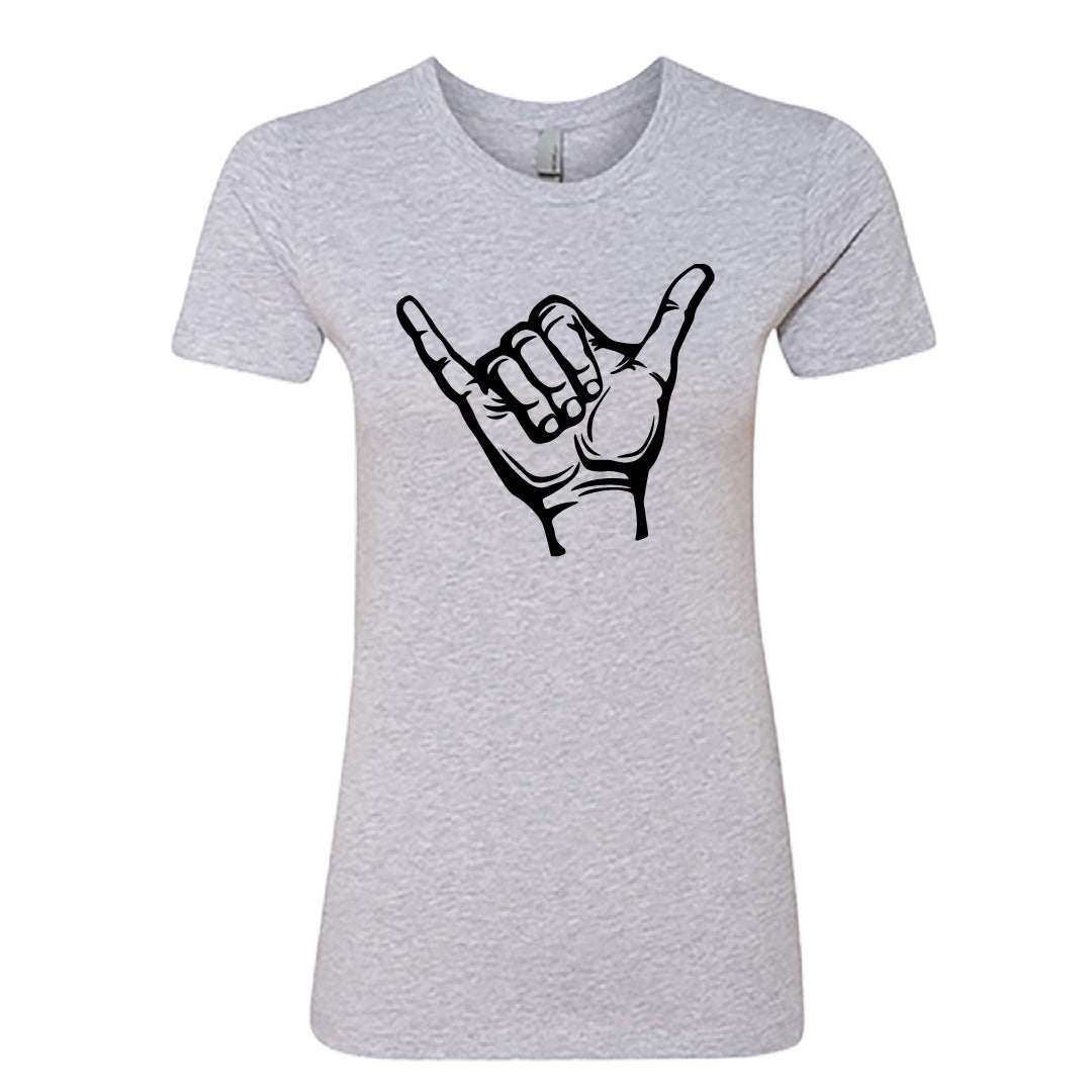 POSITIVE Vibe Shaka Hand Women's T-Shirt – Soft & Stylish 'Hang Loose' Tee