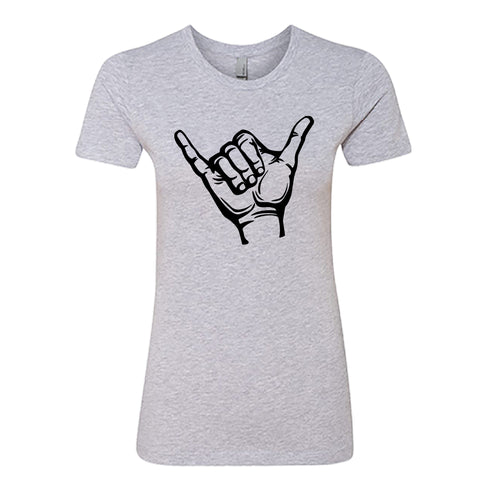 POSITIVE Vibe Shaka Hand Women's T-Shirt – Soft & Stylish 'Hang Loose' Tee