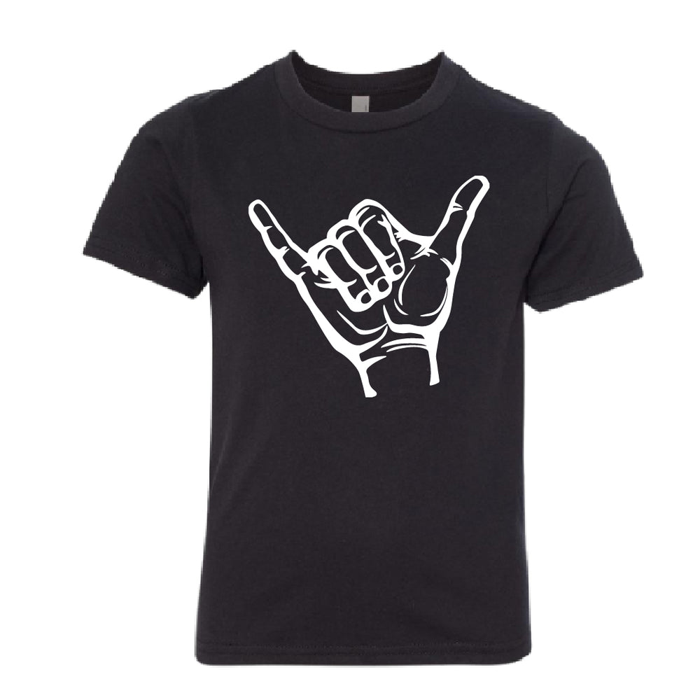 COOL Shaka Hand Youth T-Shirt – Fun & Comfy Kids' 'Hang Loose' Tee