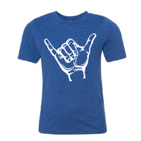 COOL Shaka Hand Youth T-Shirt – Fun & Comfy Kids' 'Hang Loose' Tee