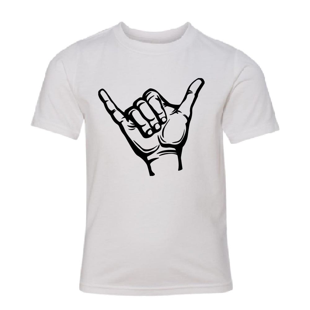 COOL Shaka Hand Youth T-Shirt – Fun & Comfy Kids' 'Hang Loose' Tee