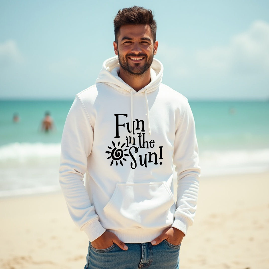 SUNNY "Fun in the Sun" Unisex Hoodie – Cheerful & Cozy Summer Sweatshirt