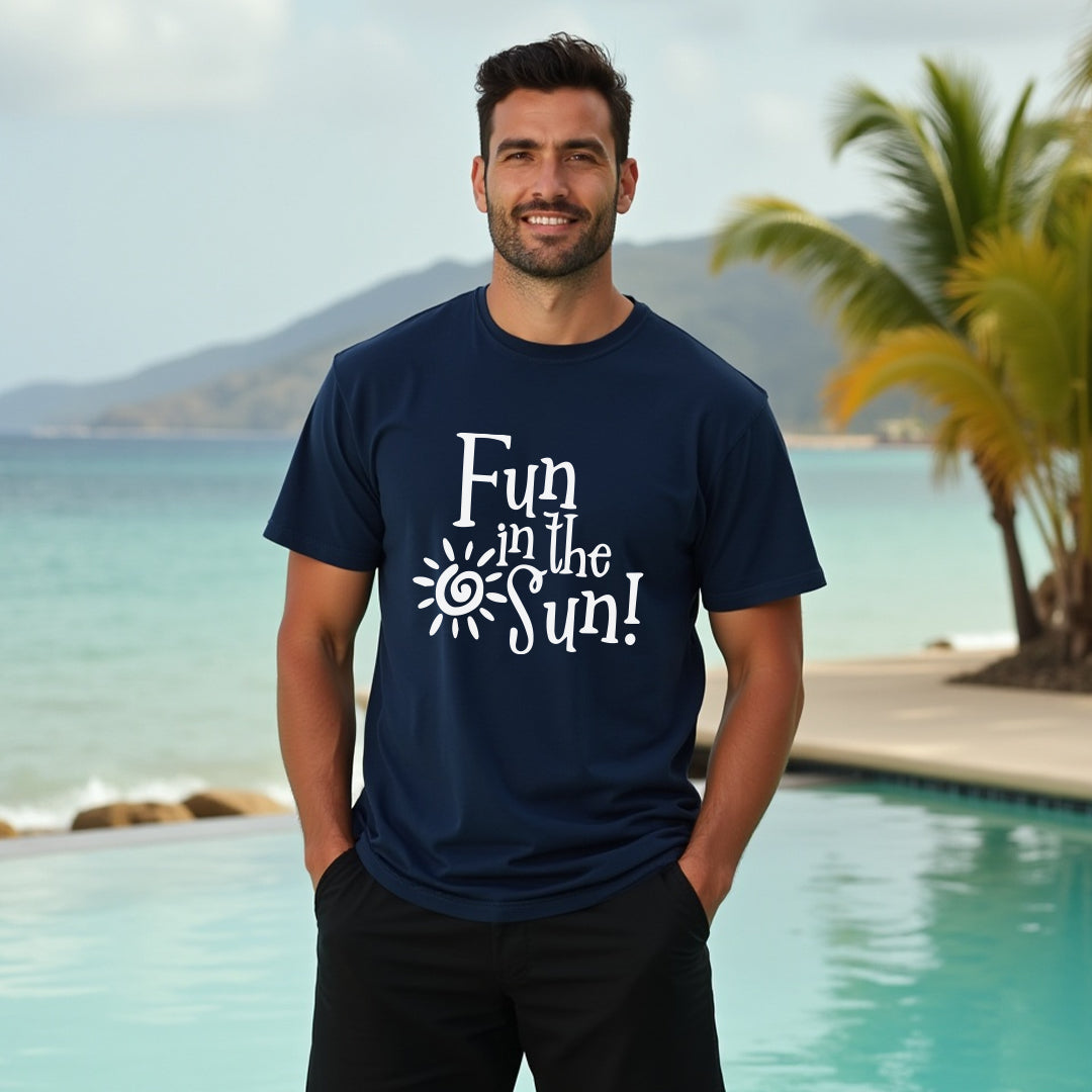 RELAXED "Fun in the Sun" Men's T-Shirt – Soft & Cool Summer Tee