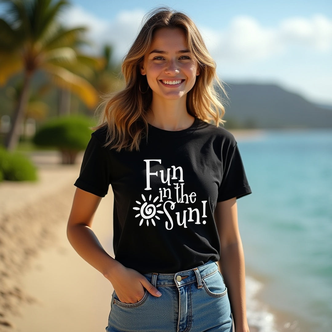 SUNNY "Fun in the Sun" Women's T-Shirt – Stylish & Comfy Summer Tee