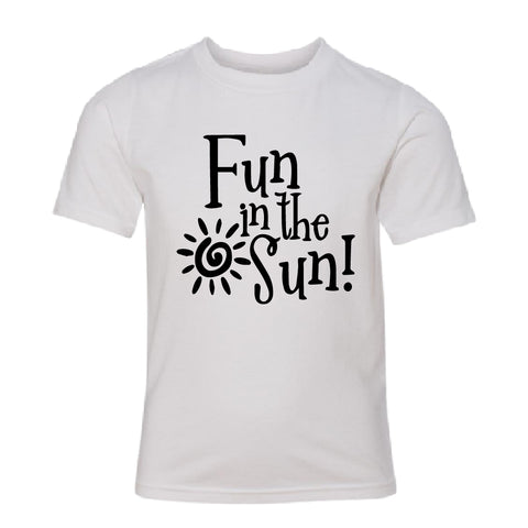 SUNNY "Fun in the Sun" Youth T-Shirt – Playful & Comfy Kids' Summer Tee