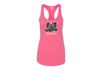 Ford Mustang Shelby GT500 Women’s Tank Top | Muscle Car Racerback | Sizes S–2XL | Black, Tahiti Blue, Hot Pink