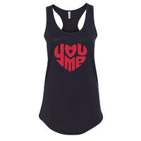 Women’s Valentine's Day Heart Graphic Tank Top | Artistic Love Themed Sleeveless Tee | Premium Soft Cotton Summer Holiday Top
