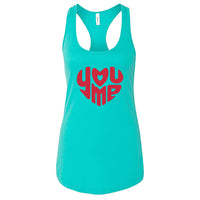 Women’s Valentine's Day Heart Graphic Tank Top | Artistic Love Themed Sleeveless Tee | Premium Soft Cotton Summer Holiday Top