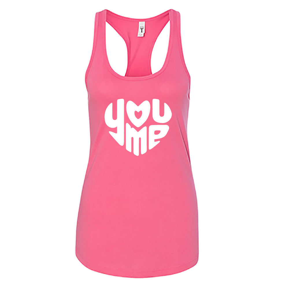 Women’s Valentine's Day Heart Graphic Tank Top | Artistic Love Themed Sleeveless Tee | Premium Soft Cotton Summer Holiday Top