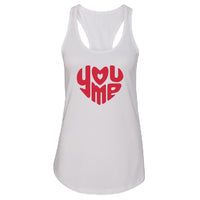 Women’s Valentine's Day Heart Graphic Tank Top | Artistic Love Themed Sleeveless Tee | Premium Soft Cotton Summer Holiday Top